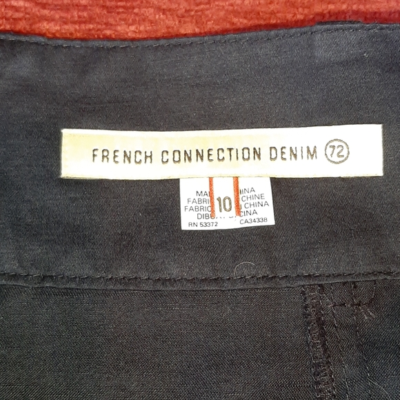 French Connection Denim linen and cotton skirt - Picture 3 of 6